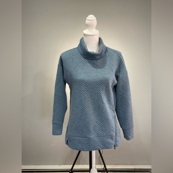 CLEARANCE! Slate Blue Reebok Cowl Sweater Size S VGUC - Picture 1 of 3